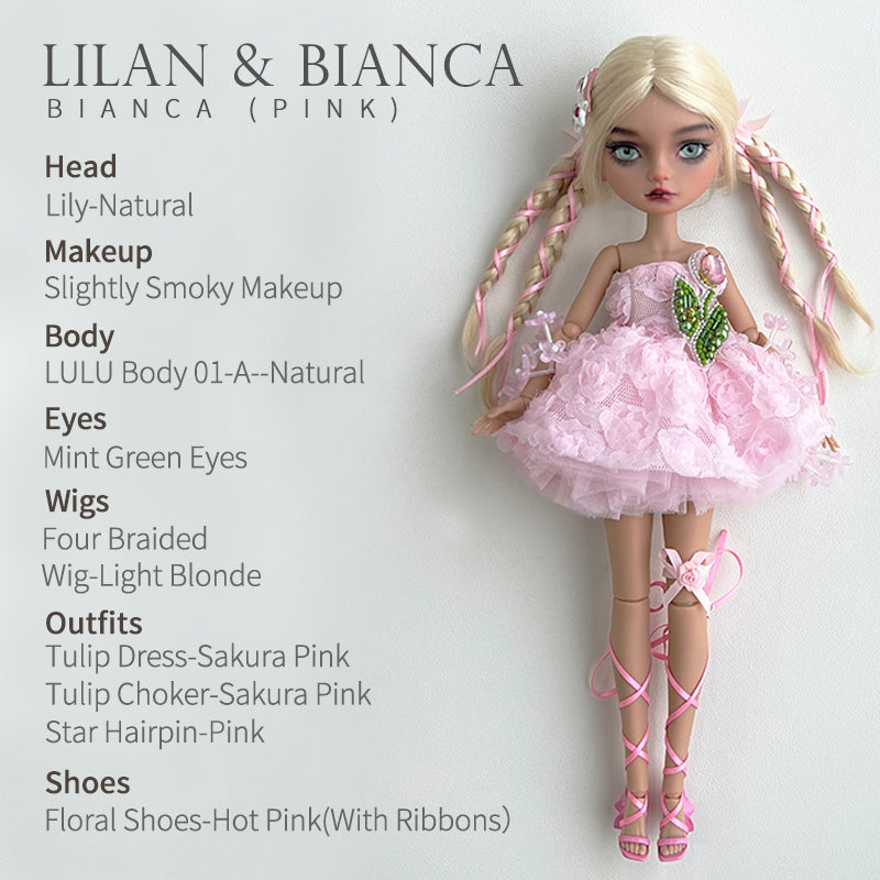 Lilan & Bianca 30cm BJD Doll By LULUDAO