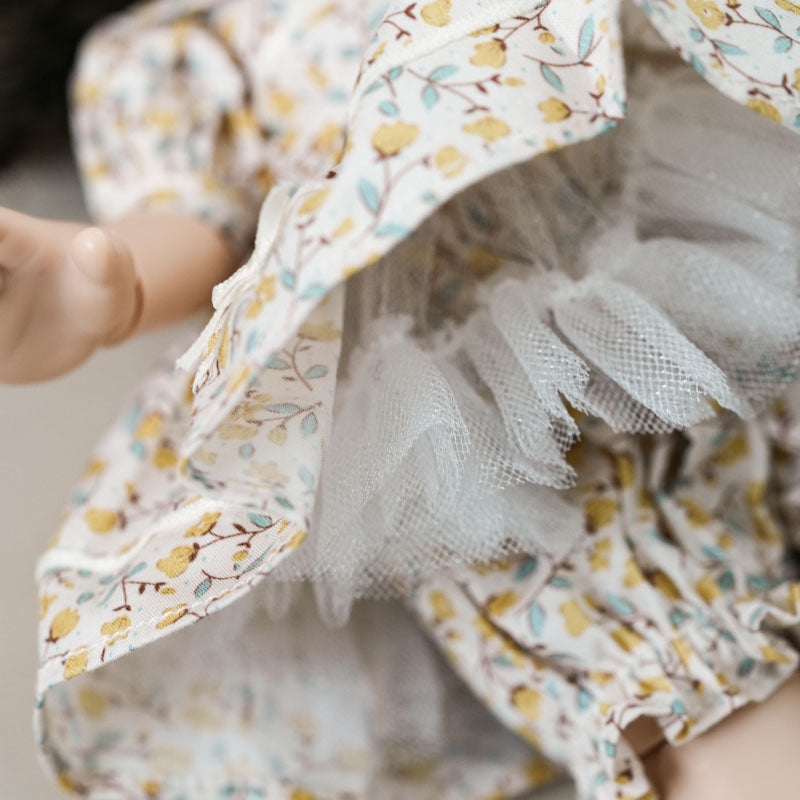 Floral Print Three-Piece Set - 1/6 BJD Doll Outfits for Baby YAYA Size