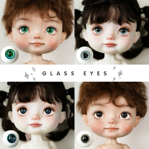 Simulation Eyes -  BJD Doll 18/10mm Glass Eyes for Baby YAYA  Size