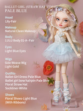 Load image into Gallery viewer, Ballet Girl (Straw Hat Style)  30cm BJD Doll By LULUDAO