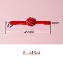 Load image into Gallery viewer, Rose Velvet Choker-1/6 BJD Doll Size Acessories By LULUDAO