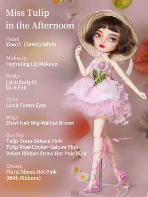 Miss Tulip in the Afternoon 30cm BJD Doll By LULUDAO