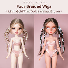 Load image into Gallery viewer, Four Braided Wigs - 1/6 BJD Doll Head Circumference Size By LULUDAO