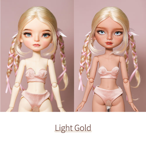 Four Braided Wigs - 1/6 BJD Doll Head Circumference Size By LULUDAO