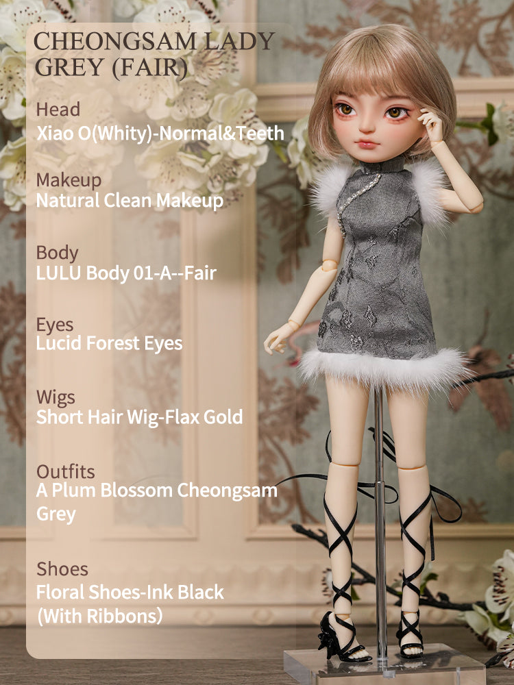 Cheongsam Lady 30cm BJD Doll By LULUDAO