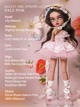 Load image into Gallery viewer, Ballet Girl (Straw Hat Style)  30cm BJD Doll By LULUDAO