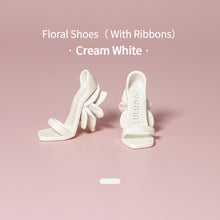 Load image into Gallery viewer, Floral Shoes（ With Ribbons）- 1/6 BJD Doll Shoes