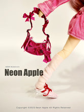 Load image into Gallery viewer, Silk velvet bow bag - 1/6 BJD Doll  Acessories for LULU Body Size