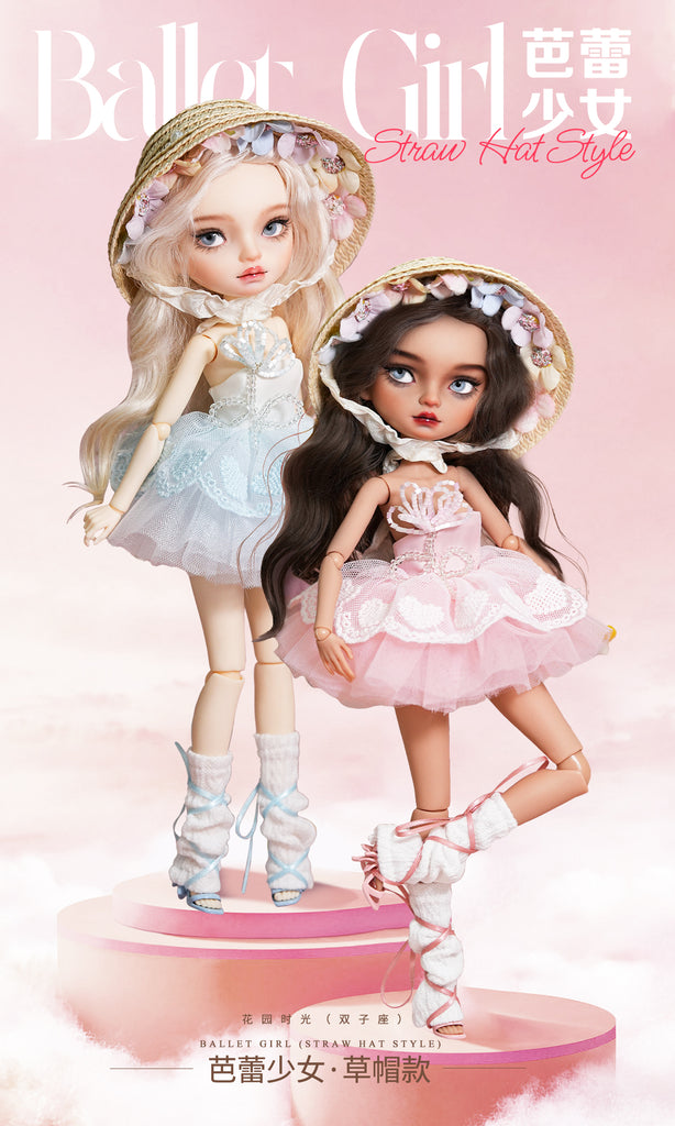 Ballet Girl (Straw Hat Style)  30cm BJD Doll By LULUDAO