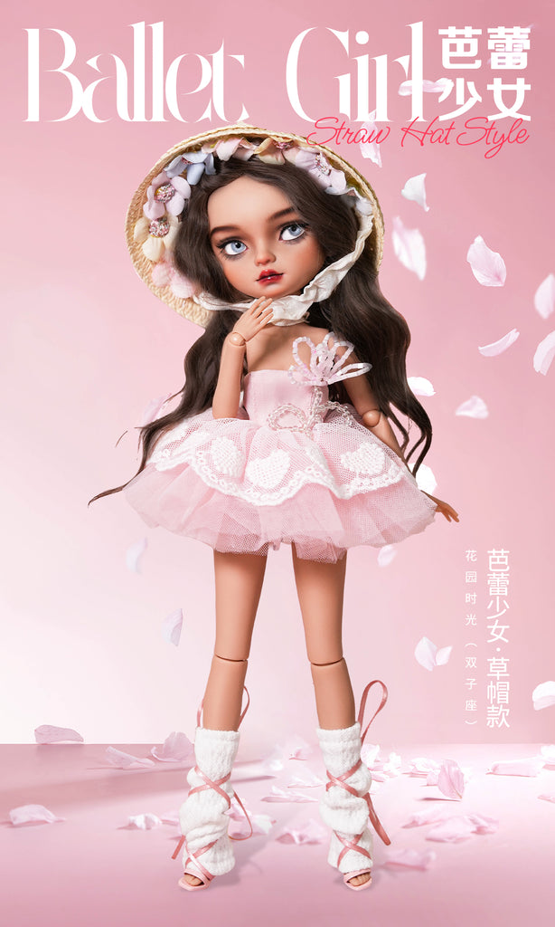 Ballet Girl (Straw Hat Style)  30cm BJD Doll By LULUDAO