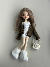 Load image into Gallery viewer, Bow-Knot Leather Jacket Set - 1/6 BJD Doll Outfits for LULU Body Size
