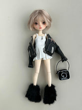 Load image into Gallery viewer, Bow-Knot Leather Jacket Set - 1/6 BJD Doll Outfits for LULU Body Size