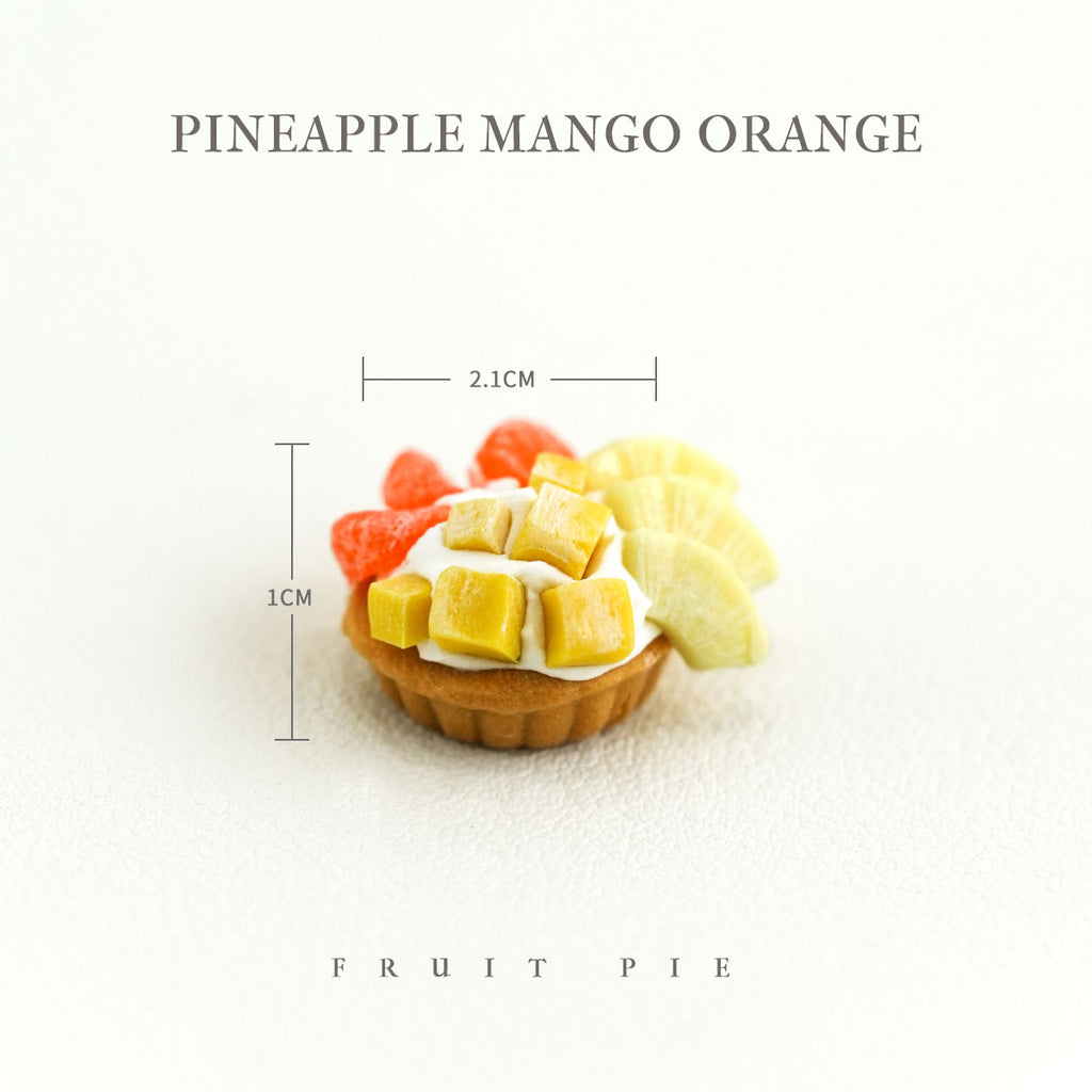 Fruit Pie & Fruit Tart - 1/6 BJD Doll Miniatures Toy