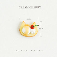 Load image into Gallery viewer, Kitty Toast &amp; Small Frying Pan- 1/6 BJD Doll Miniatures Toy