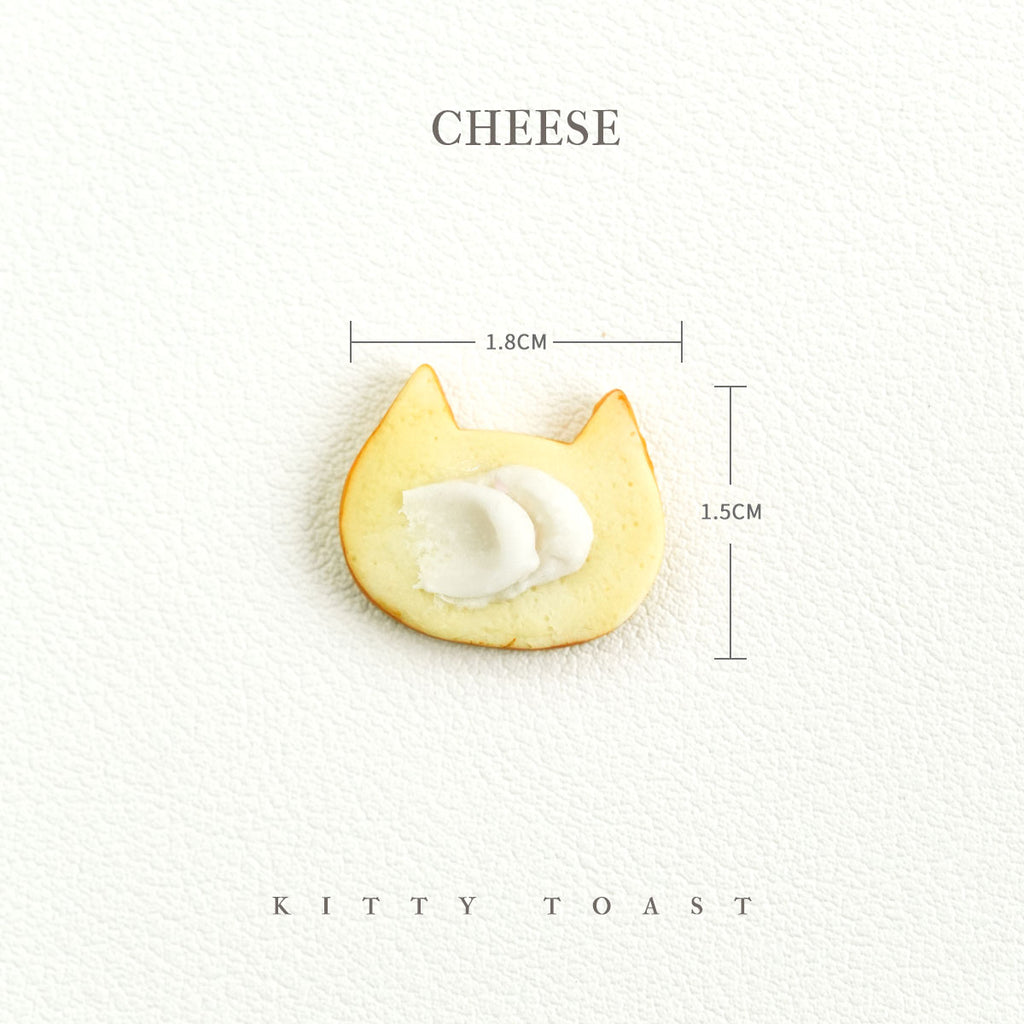 Kitty Toast & Small Frying Pan- 1/6 BJD Doll Miniatures Toy