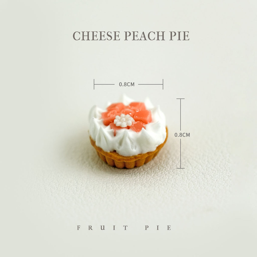 Fruit Pie & Fruit Tart - 1/6 BJD Doll Miniatures Toy