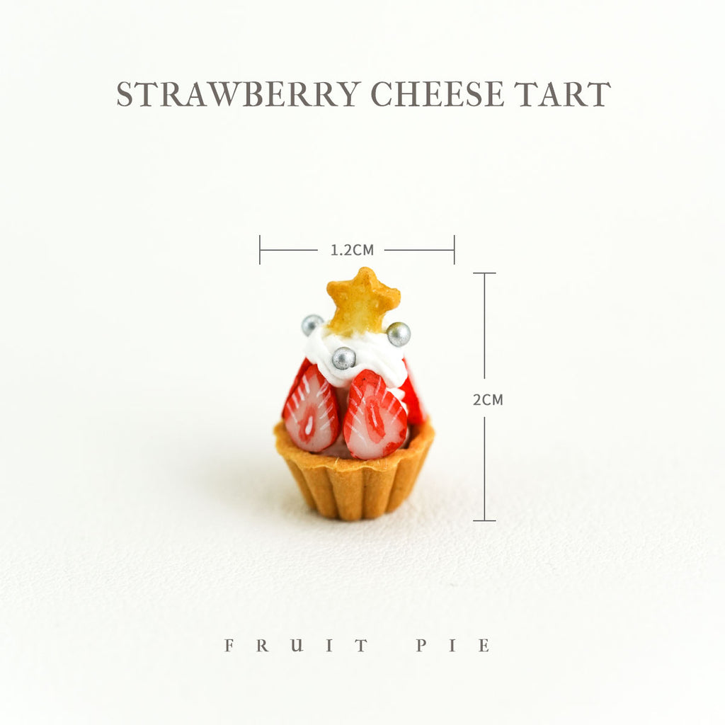 Fruit Pie & Fruit Tart - 1/6 BJD Doll Miniatures Toy