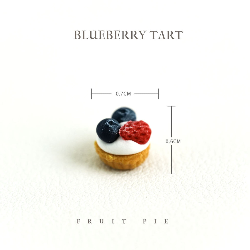 Fruit Pie & Fruit Tart - 1/6 BJD Doll Miniatures Toy