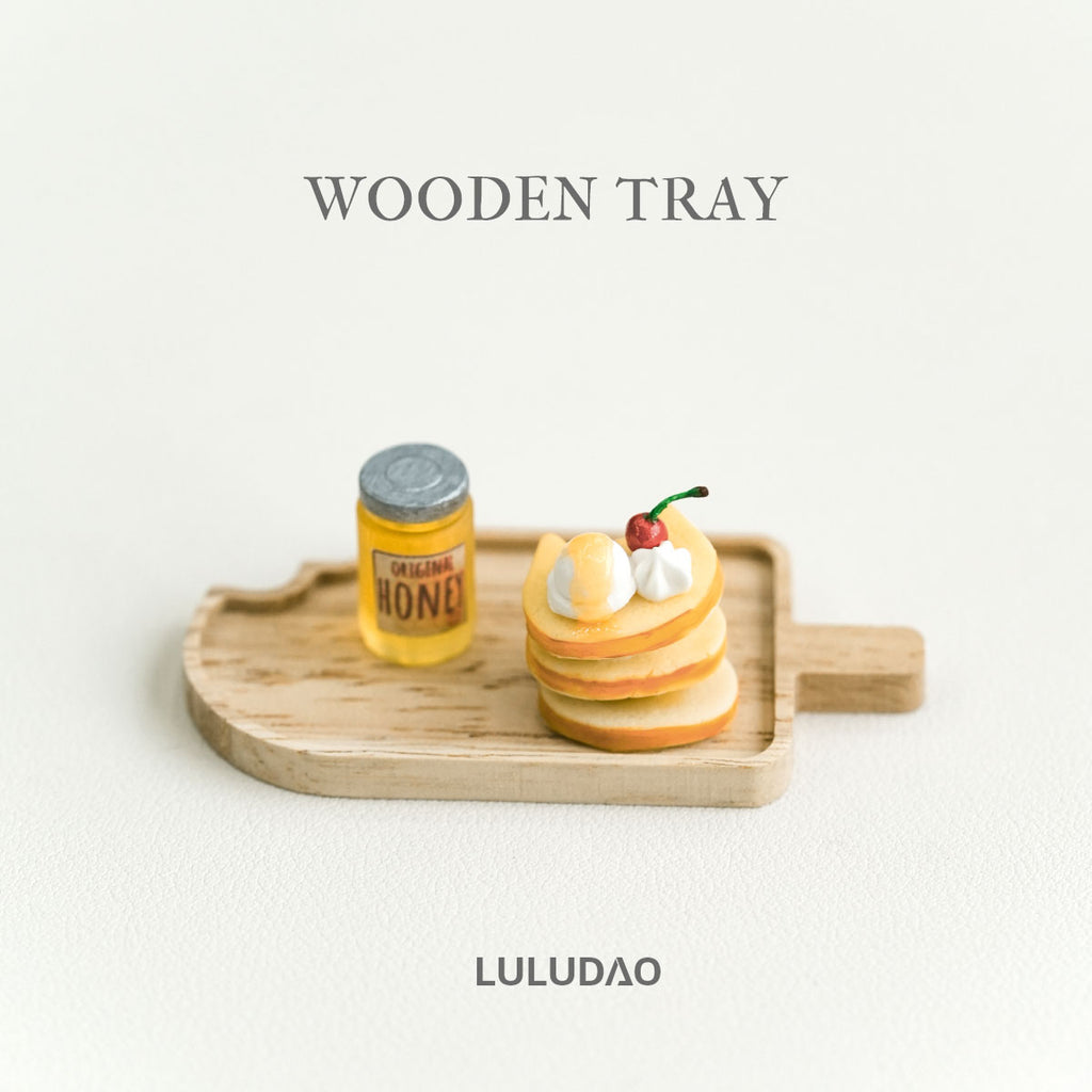 Wooden Tray  - 1/6 BJD Doll Miniatures Toy