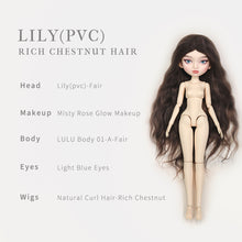 Load image into Gallery viewer, Lily (PVC) Nude Doll 30cm BJD Doll By LULUDAO
