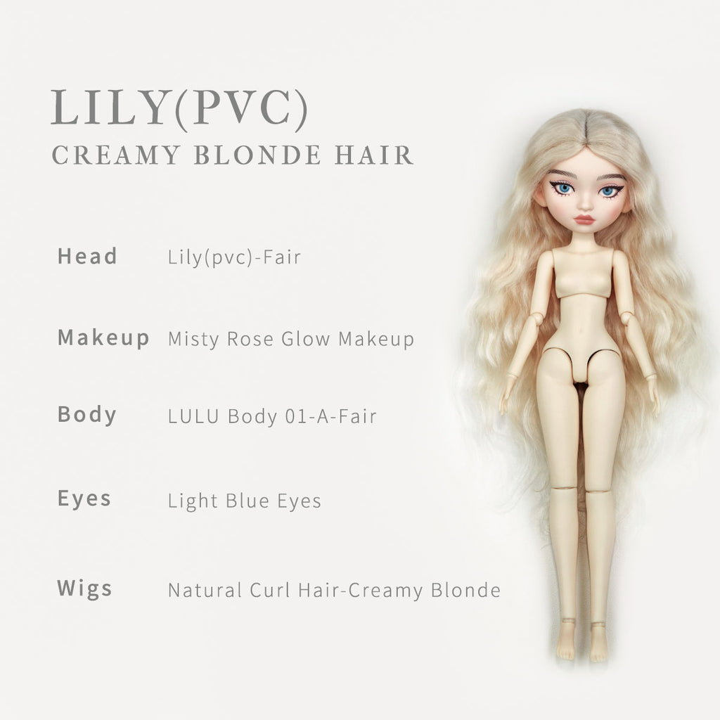 Lily (PVC) Nude Doll 30cm BJD Doll By LULUDAO
