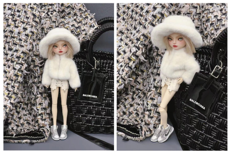 Twilight Snow · Shujin - plush fisherman's hat By LULUDAO