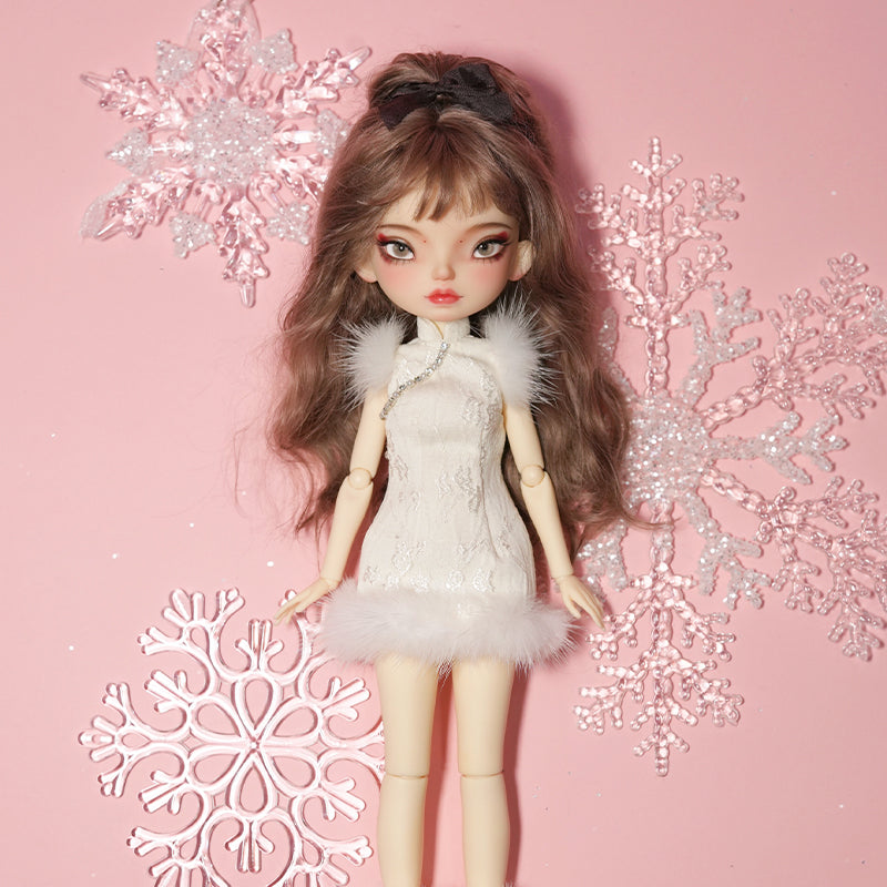 A Spray of Plum Blossoms 1/6 BJD Doll Outfits for LULU Body Size
