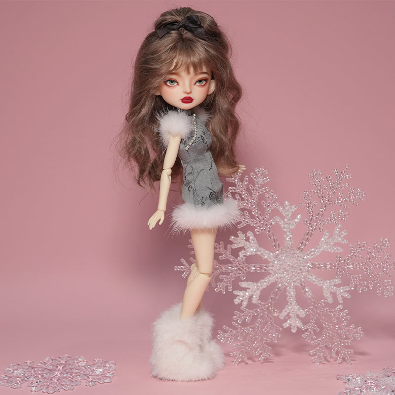 A Spray of Plum Blossoms 1/6 BJD Doll Outfits for LULU Body Size