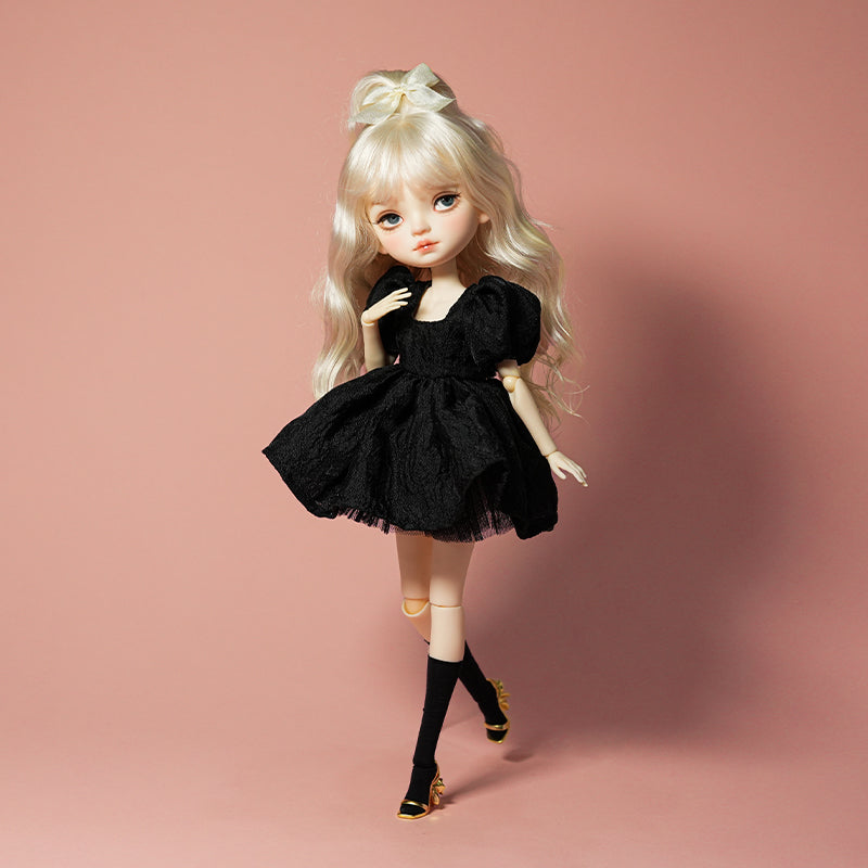 Miss Puff Dress - 1/6 BJD Doll Outfits for LULU Body Size