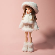 Load image into Gallery viewer, Twilight Snow · Shujin – plush coat 1/6 BJD Doll Outfits for LULU Body Size