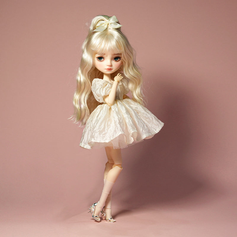 Miss Puff Dress - 1/6 BJD Doll Outfits for LULU Body Size