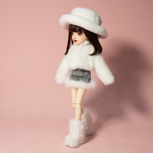 Twilight Snow · Shujin – plush coat 1/6 BJD Doll Outfits for LULU Body Size