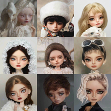 Load image into Gallery viewer, Amy - 1/6 BJD Doll Head By LULUDAO