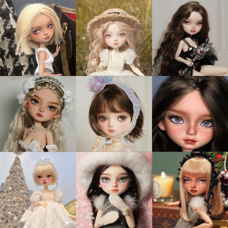 Lily - 1/6 BJD Doll Head By LULUDAO
