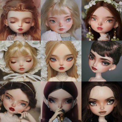 Daisy - 1/6 BJD Doll Head By LULUDAO
