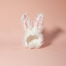 Load image into Gallery viewer, Twilight Snow · Velvet. rabbit Rabbit ear cap By LULUDAO